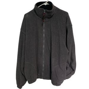 Stony River Vintage Men's Gray Fleece Full Zip Jacket Size Large